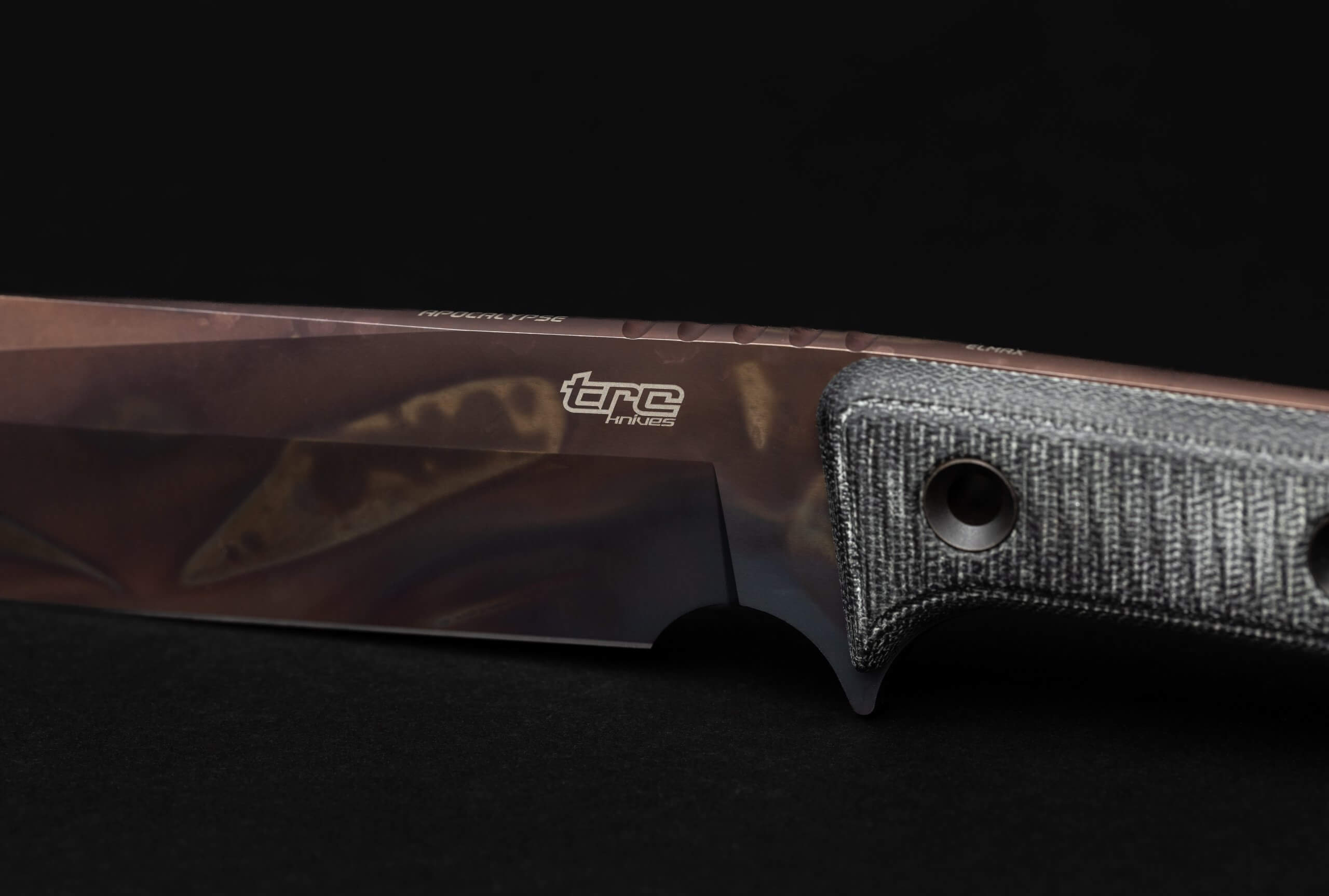 APOCALYPSE APOCALYPTIC FINISH - Elmax Standard Knife | TRC Knives